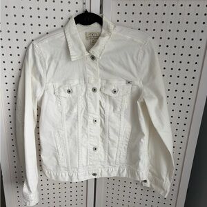 Lucky Brand White Jean Jacket